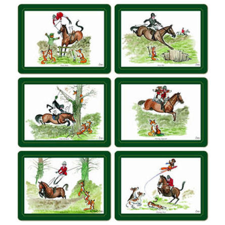 Bryn Parry Placemats Hunting Scenes