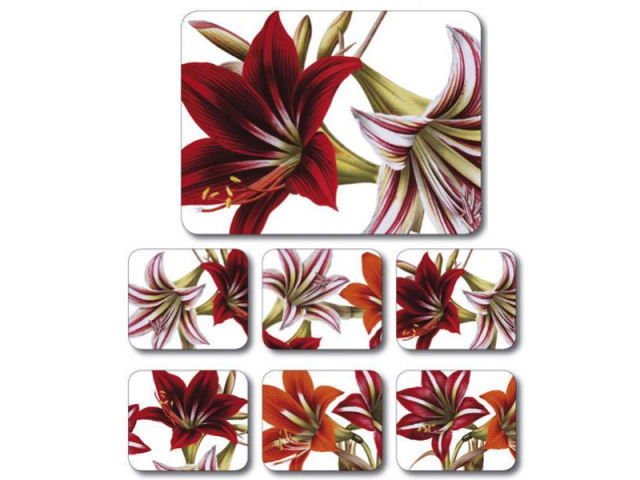 Jason Amaryllis Placemats and Coasters